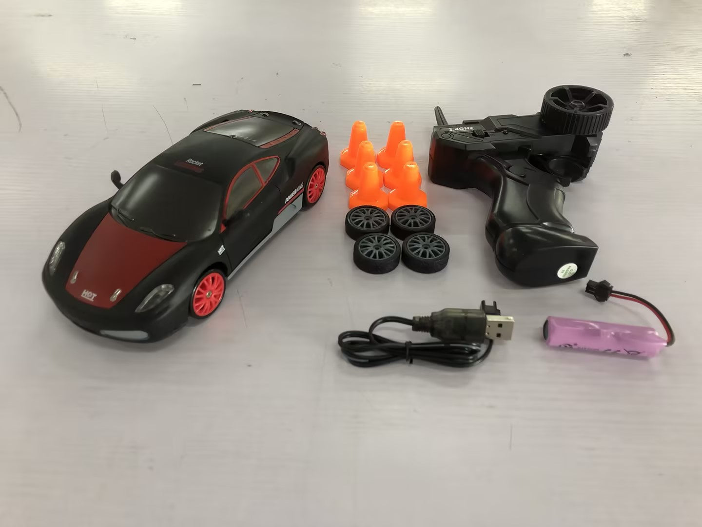 4WD RC Drift Car Toy, Remote Control GTR Model AE86 Vehicle Toy For Children