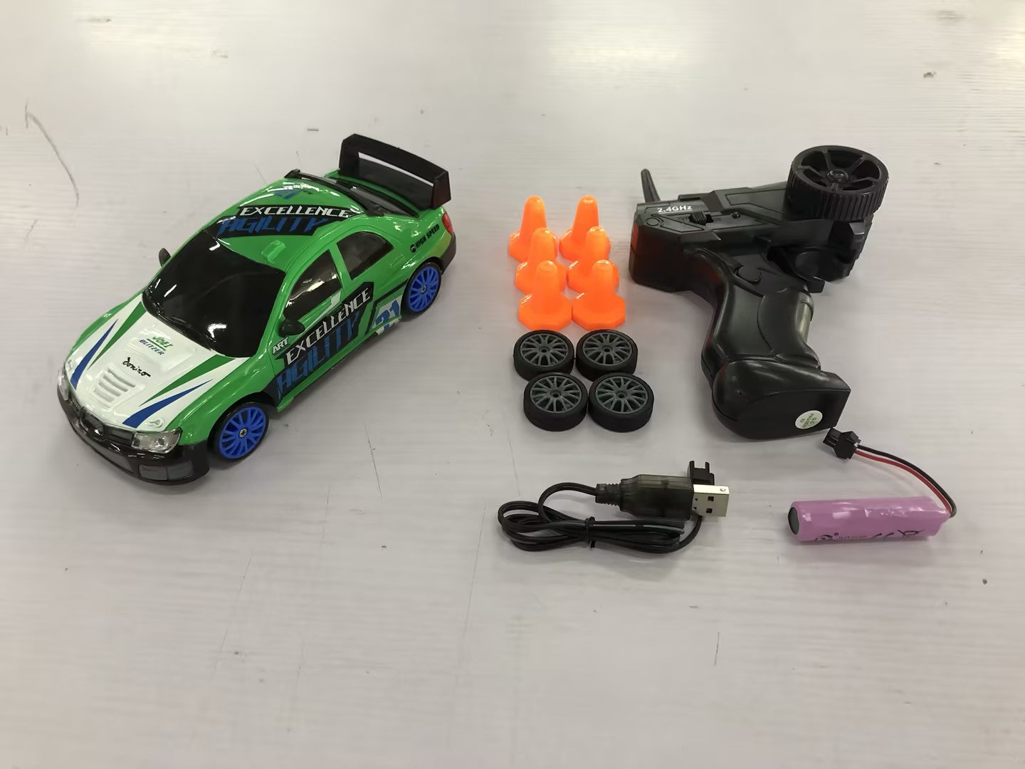 4WD RC Drift Car Toy, Remote Control GTR Model AE86 Vehicle Toy For Children